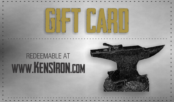 Gift Card, Gift Card- Ken's Custom Iron Store, www.KensIron.com