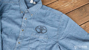 Apparel - "Ken's Custom Iron" Long Sleeve Denim Shirt