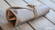 Leather Roll-Up Tool Pouch, Apparel- Ken's Custom Iron Store, www.KensIron.com