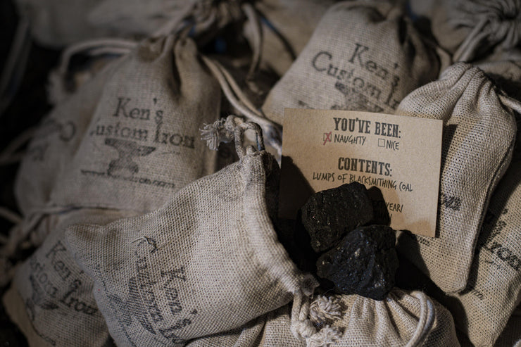 Blacksmithing - Santa's Bag Of Coal - Stocking Stuffer